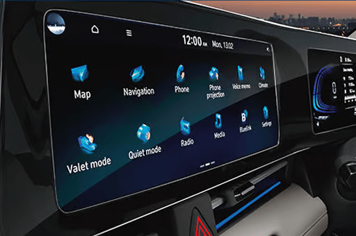 Hyundai Verna HD AVN system and digital cluster